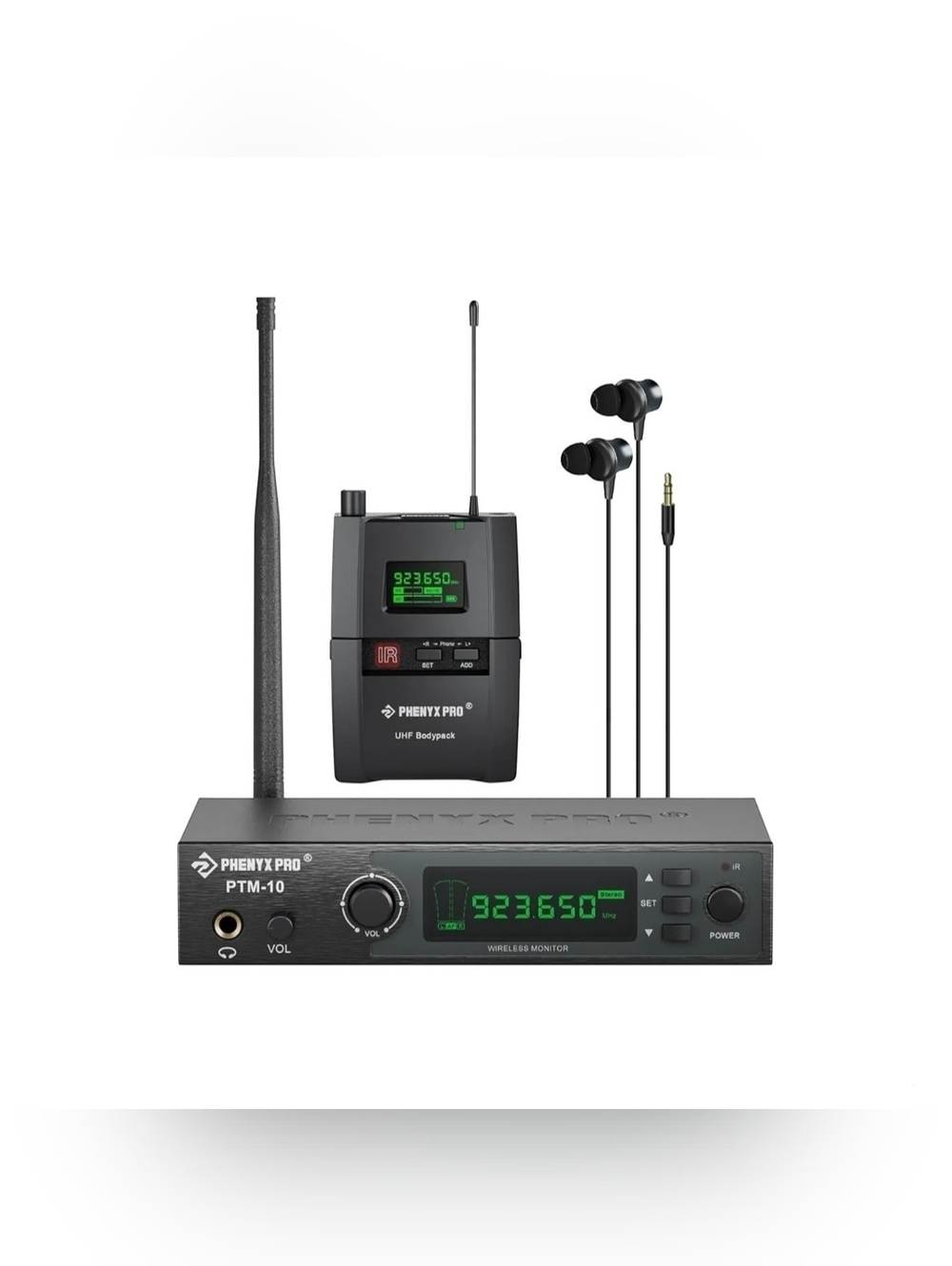 Phenyx Pro PTM-10 Wireless In Ear Monitor System UHF 900MHz IEM Transmitter